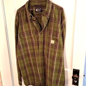 Carhartt loose fit xl button down.